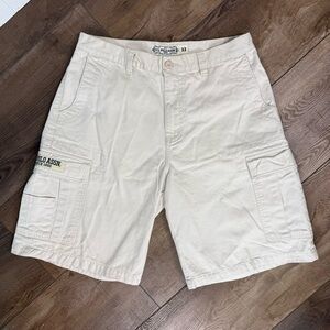 U.S. Polo Assn Khaki Cargo Shorts Men’s Size 33 Cotton Utility Casual